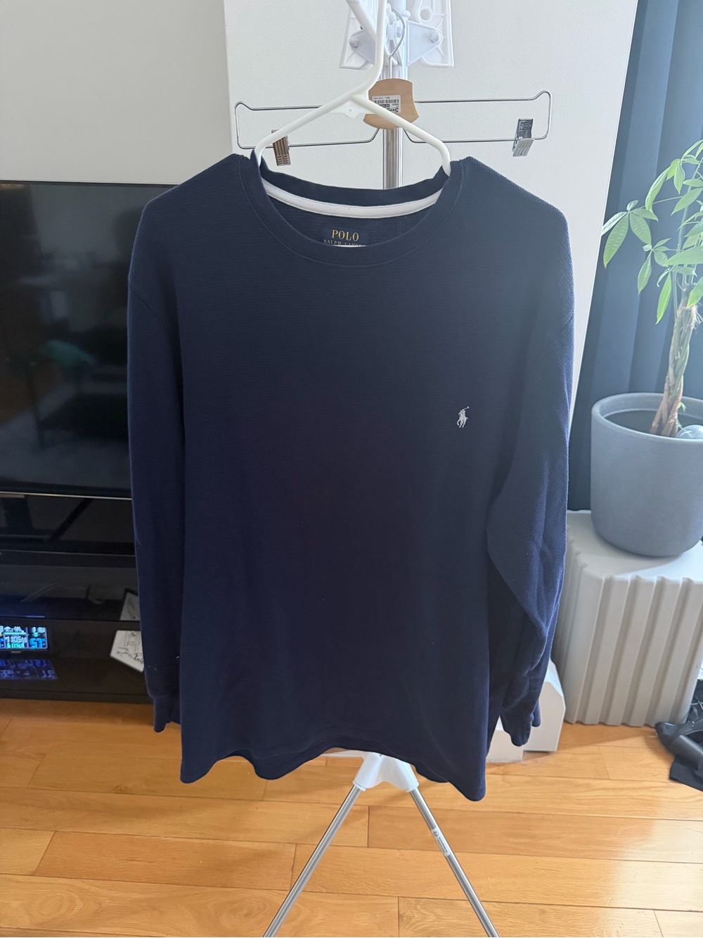 Polo by Ralph Lauren Navy Long-Sleeve Crewneck Sweatshirt